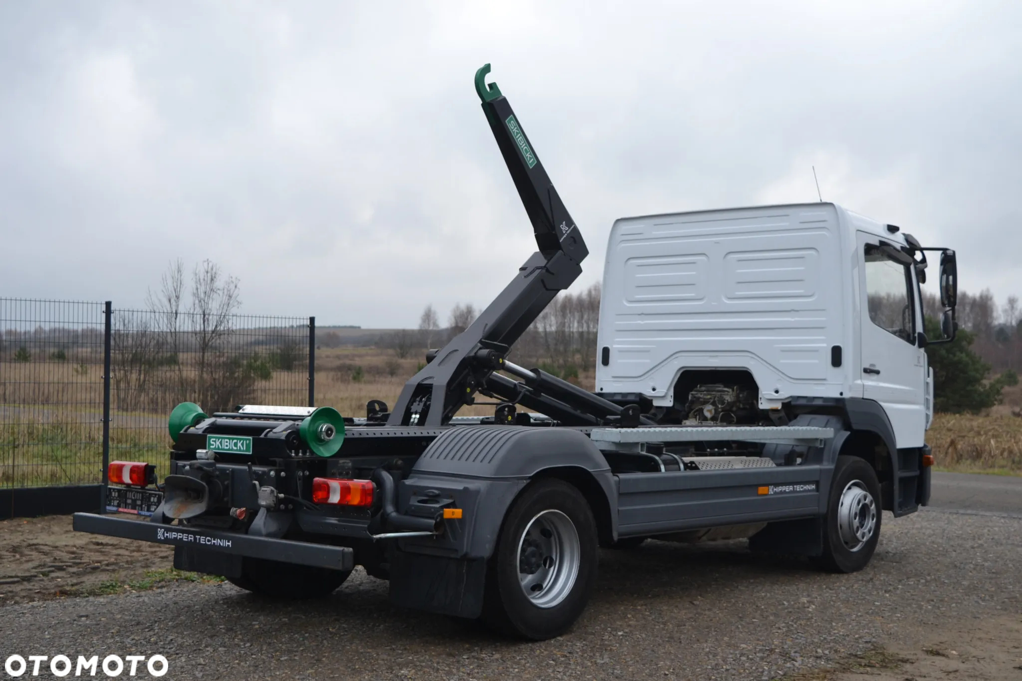 Mercedes-Benz Atego 1224 Nowe urządzenie hakowe SKIBICKI Hakowiec Meiller HYVA Palfinger - 2
