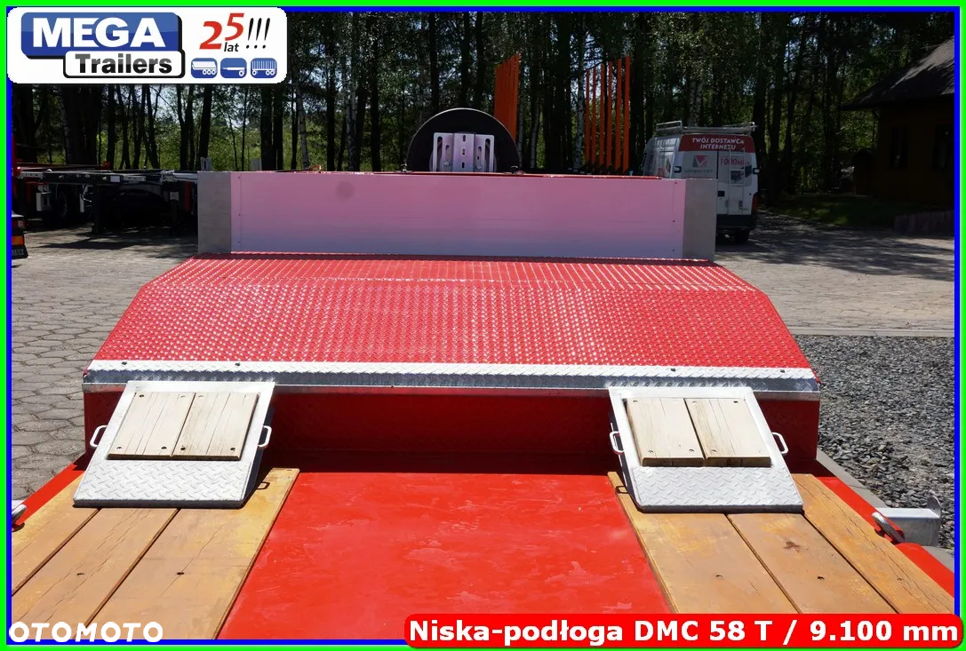 Mega Niskopodwozie 3 osie, 58 T DMC, dł. 910 cm, oś skrętna !!! - 37