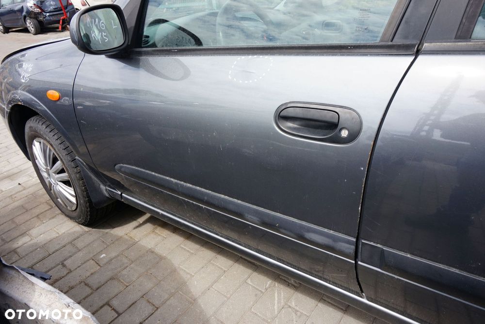 DRZWI PRZEDNIE LEWE ALMERA II N16 LIFT 5D HB KY5  SZARY NISSAN 2003-2006 - 2