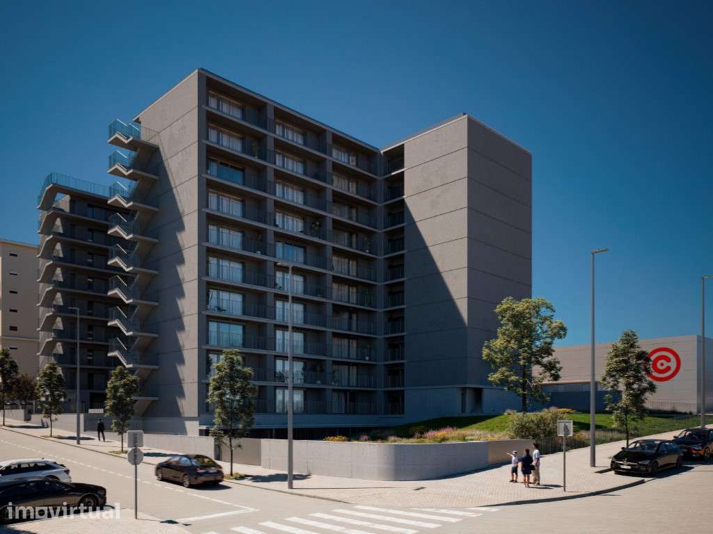 Apartamento T1 novo no Monte da Virgem, Porto - Grande imagem: 3/10