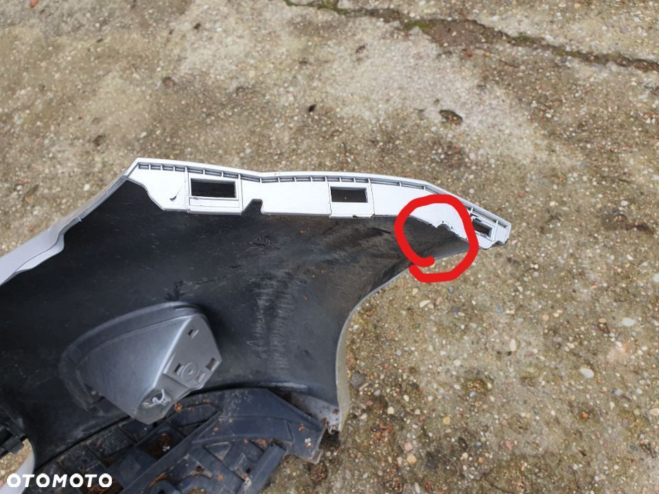 Renault Twingo II 2 lifting 12- zderzak przedni wzmocnienie osłona pod chłodnice - 6