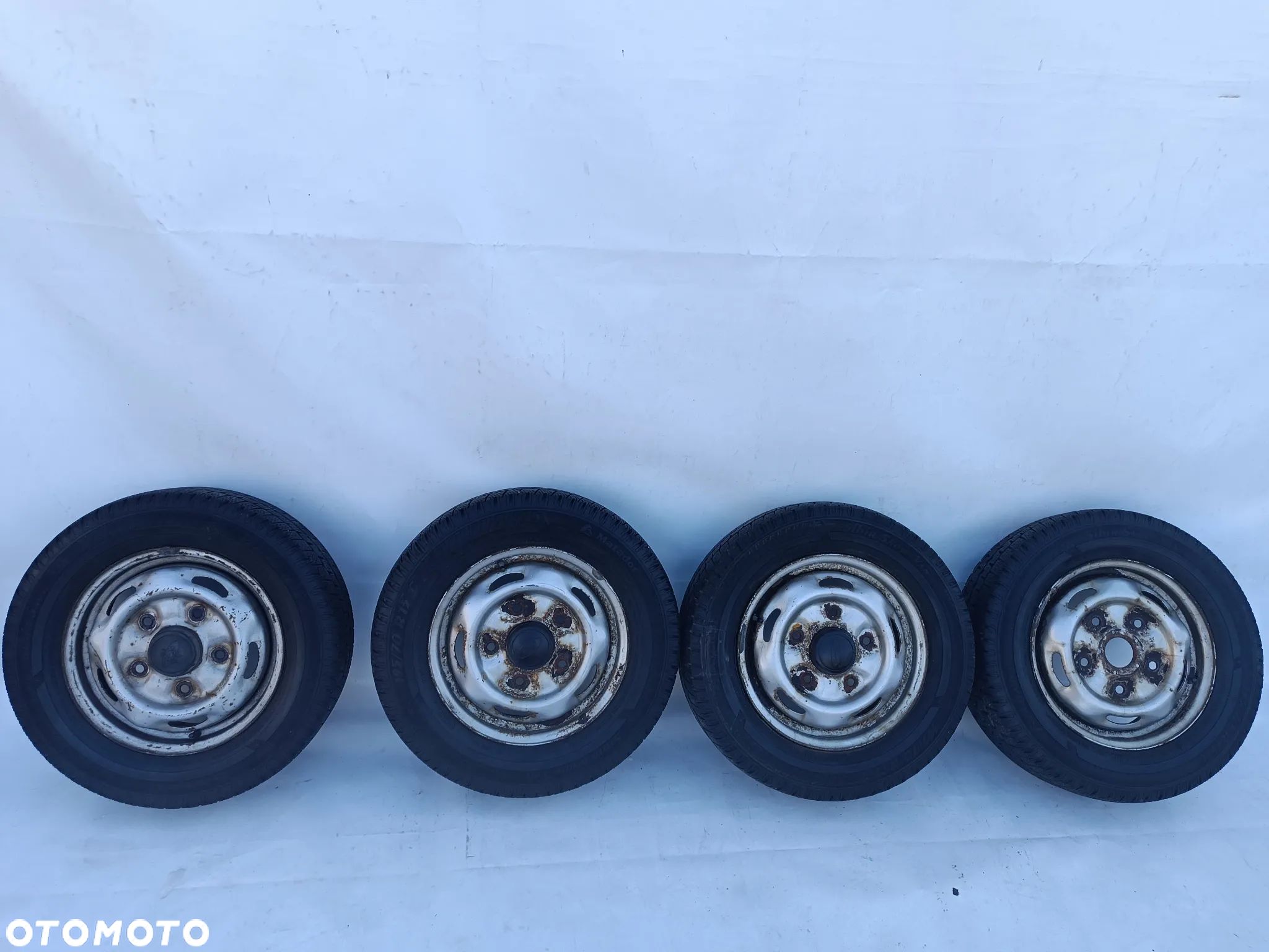 FELGI KOŁA OPONY 195/70/R15C TRANSIT 5x160  MK7 06-14 CUSTOM - 1
