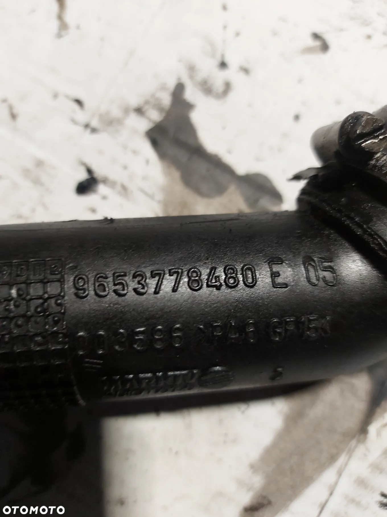 Rura intercoolera Peugeot 307 1.6hdi 9653778480E - 5