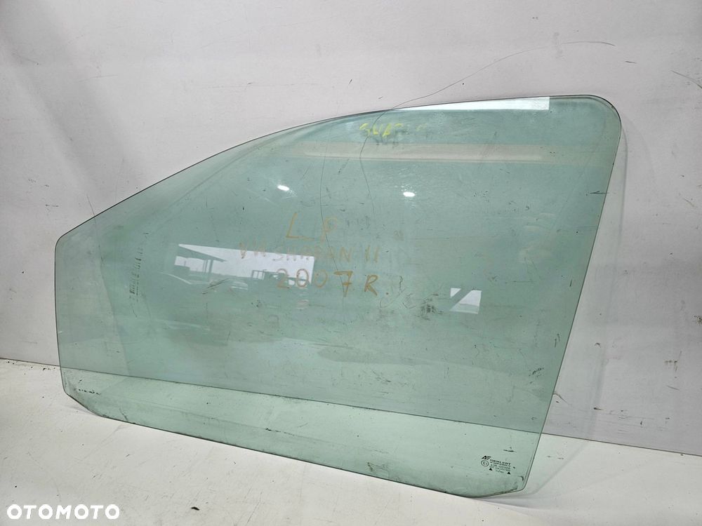 SZYBA DRZWI LEWY PRZÓD VW SHARAN II 2007 ROK 7M0845201 - 3