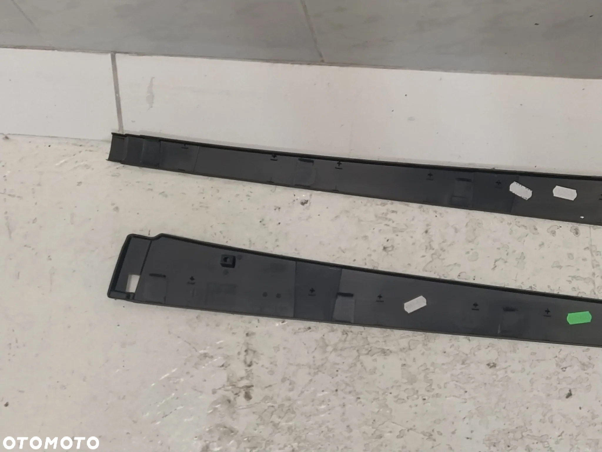 FIAT 500 CABRIO LISTWY PRZEJŚCIE DACHOWE DEKOR LISTWA DACHU LEWA PRAWA KOMPLET NOWA ORYGINAŁ - 6