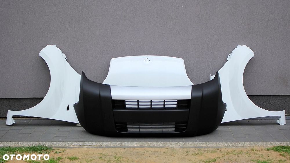 MASKA POKRYWA SILNIKA FIAT FIORINO QUBO 2007-2022 BIAŁA 249 IDEALNA - 5