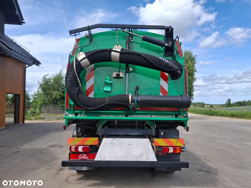 Mercedes-Benz Atego 1523 Zamiatarka Schmidt SK600 Karcher Euro 6 PM10 Listwa Wysokiego Ciśnienia 2 Silniki Szczotki L/R Rura Do Liści 2016r - 10