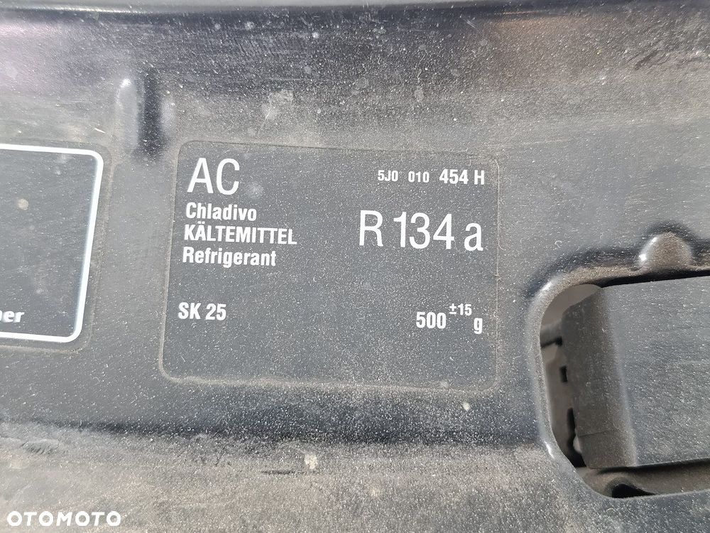 PAS PRZÓD, WZMOCNIENIE CZOŁOWE SKODA FABIA II 5J0010454H 5J0010465J 1.2 HTP - 2