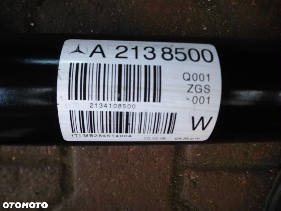 WAŁ NAPEDOWY MERCEDES W213  A2134108500  A2134108701 gwa!!! - 2