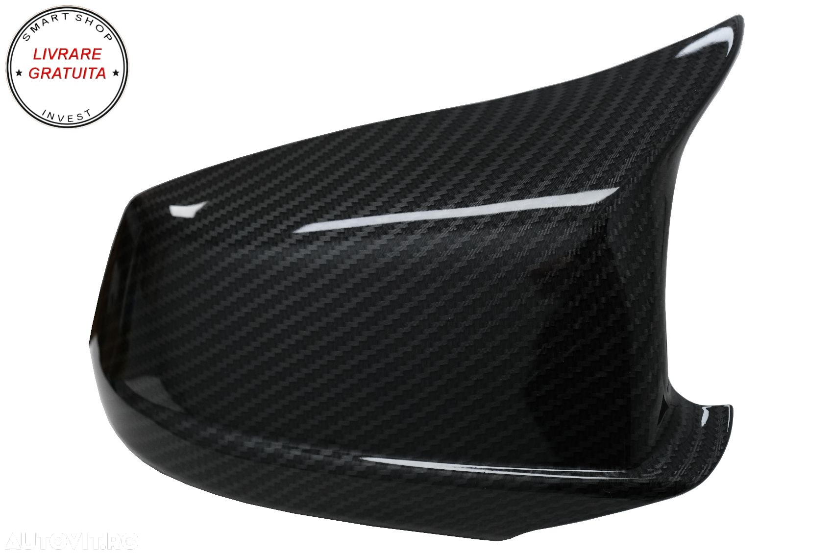 Capace oglinzi BMW Seria 5  F10 F11 F18 Non LCI (07.2010-2013) Carbon Film M Desig- livrare gratuita - 4