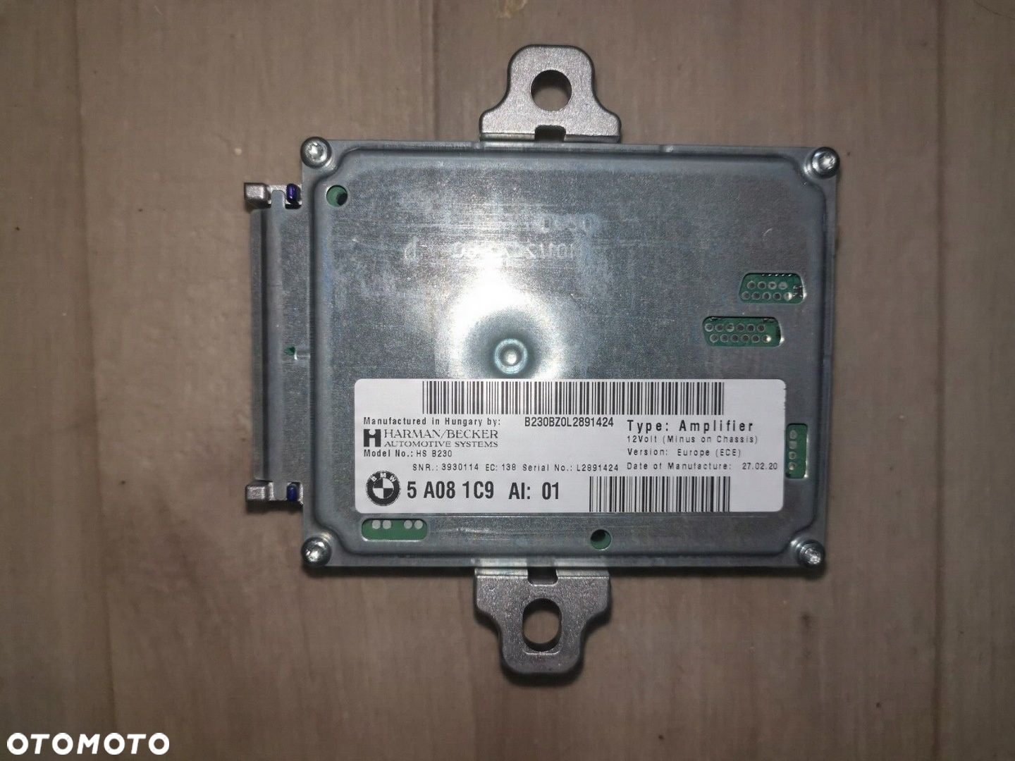 Wzmacniacz BMW Harman Becker 5A081C9 - 2