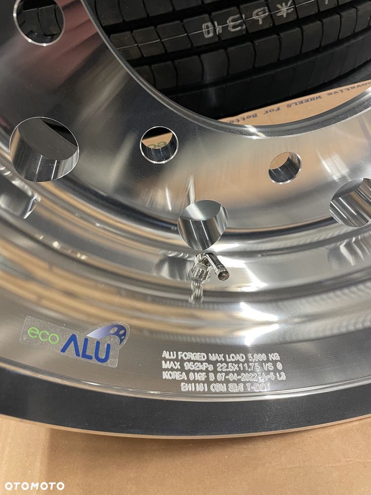 1300netto FELGA aluminiowa 11.75 22.5 ET0 zero ALU naczepa cysterna - 2
