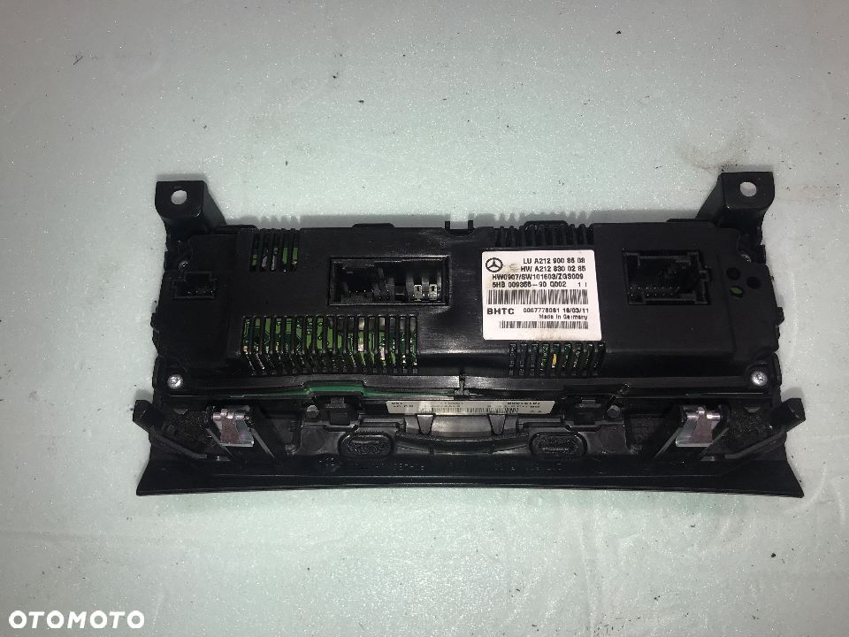PANEL KLIMY 5HB009355 MERCEDES E KLASA W212 - 2