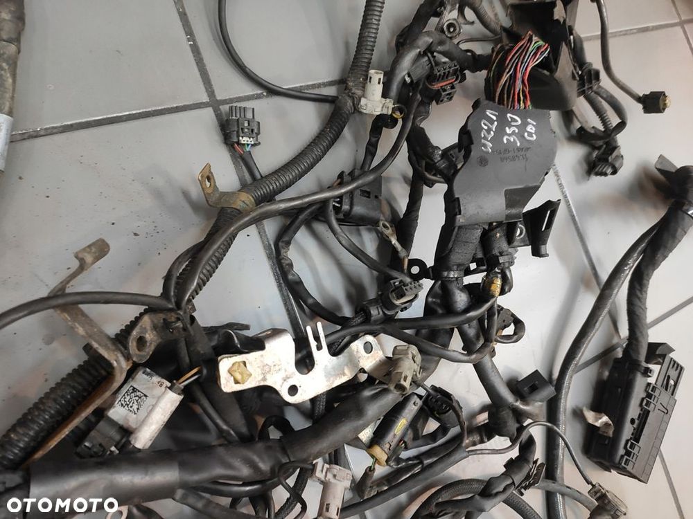 MERCEDES W221 350CDI 3.0CDI OM642 INSTALACJA WIĄZKA SILNIKA WTYCZKI KPL - 6