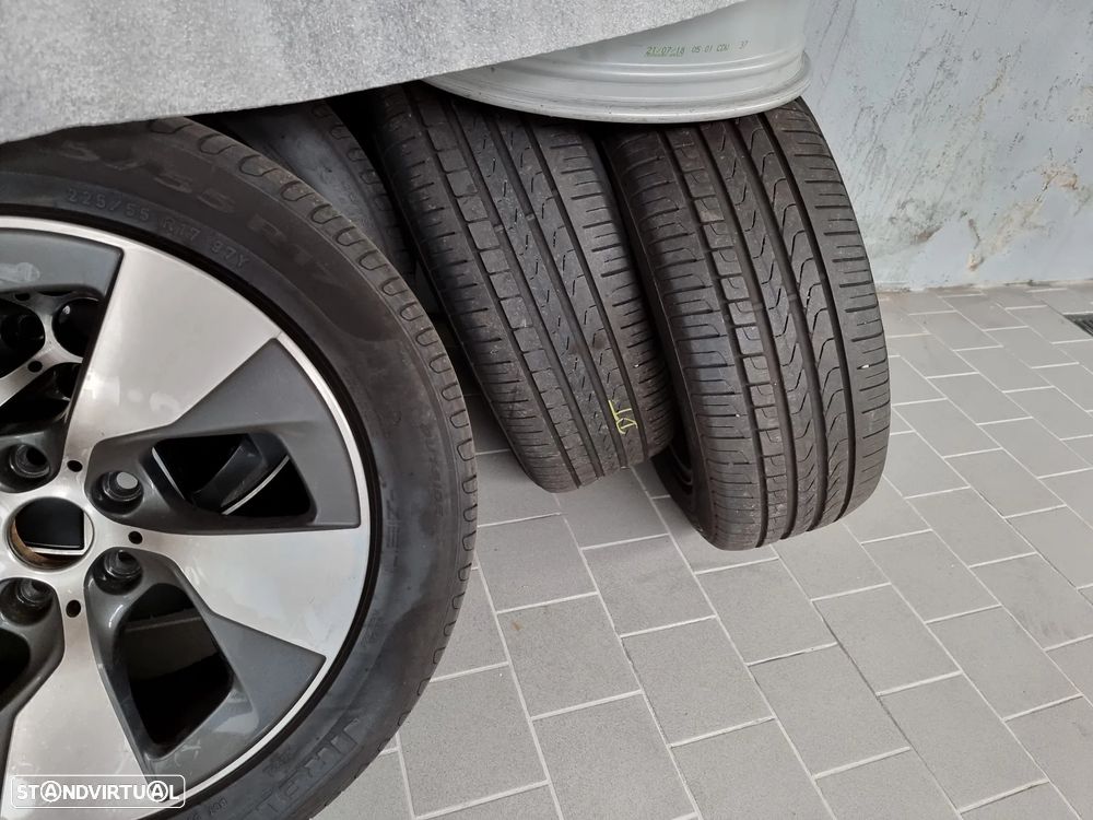Jogo 4 jantes 17" 7.5Jx17 ET 27 5x112 Originais BMW G30/G31 - 4
