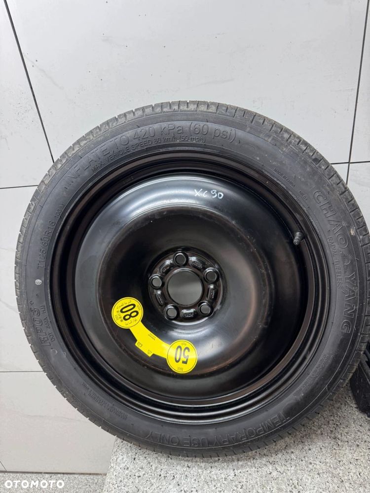 koło dojazdowe 125/80r18 volvo xc90 2015- 31362275 wkład bagaznika et20 - 3