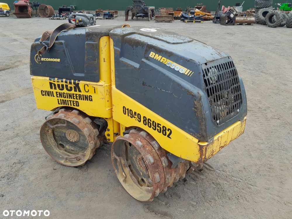 Walec wibracyjny Bomag BMP8500, 2014r. 1239mtg, dostawki, pilot zdajnego sterowania o zasięgu 70m. - 4