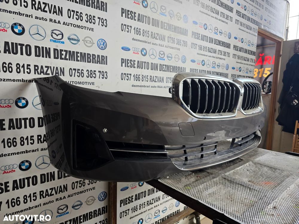 Bara Fata Bmw G30 G31 Lci Cu 6 Gauri Pentru Senzori Originala 9464207 2020-2023 - 2