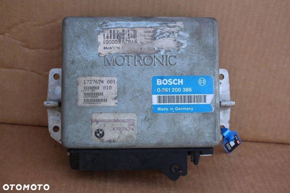 Komputer sterownik silnika BMW e34 m40 1.8 518i m40b18 115KM 0261200386 - 1