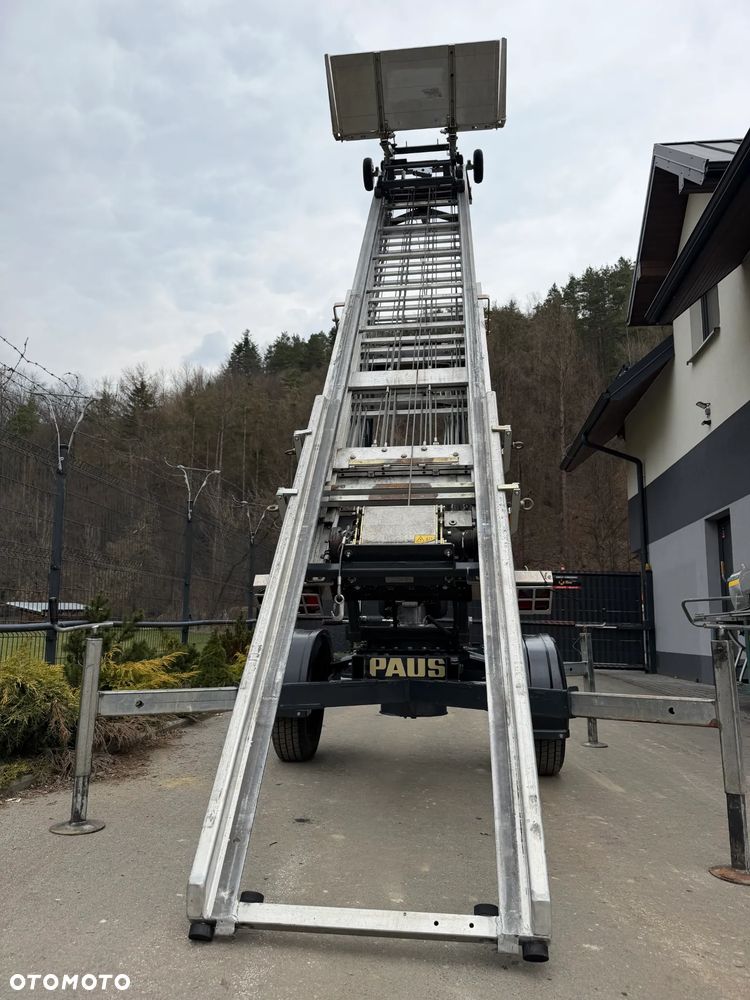 Paus Easy 18 WH-M Drabina Winda Dekarska mobilna aluminiowa TRANSPORTER DEKARSKO-BUDOWLANY w pełni Hydrauliczny 18 metrów. Obrotowy do okoła. 2018rok. Jak Nówka z salonu. praktycznie zerowy przebieg! Serwisy w Dekra do Końca. Sprowadzona z Komuny Norweskiej. Wielka Okazja. Sterowanie Hydrauliczne. Nowy model wózek jeździ od dołu dodatkowe ramię. Pojazd przyczepa lekka - 35