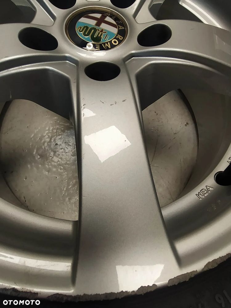 ALFA ROMEO AUDI SEAT SKODA VW 7X16 ORYGINALNE FELGI DEZENT ALUMINIOWE R16 ET40 5X112 OPONY SEMPERIT 205/55 KOŁA - 12