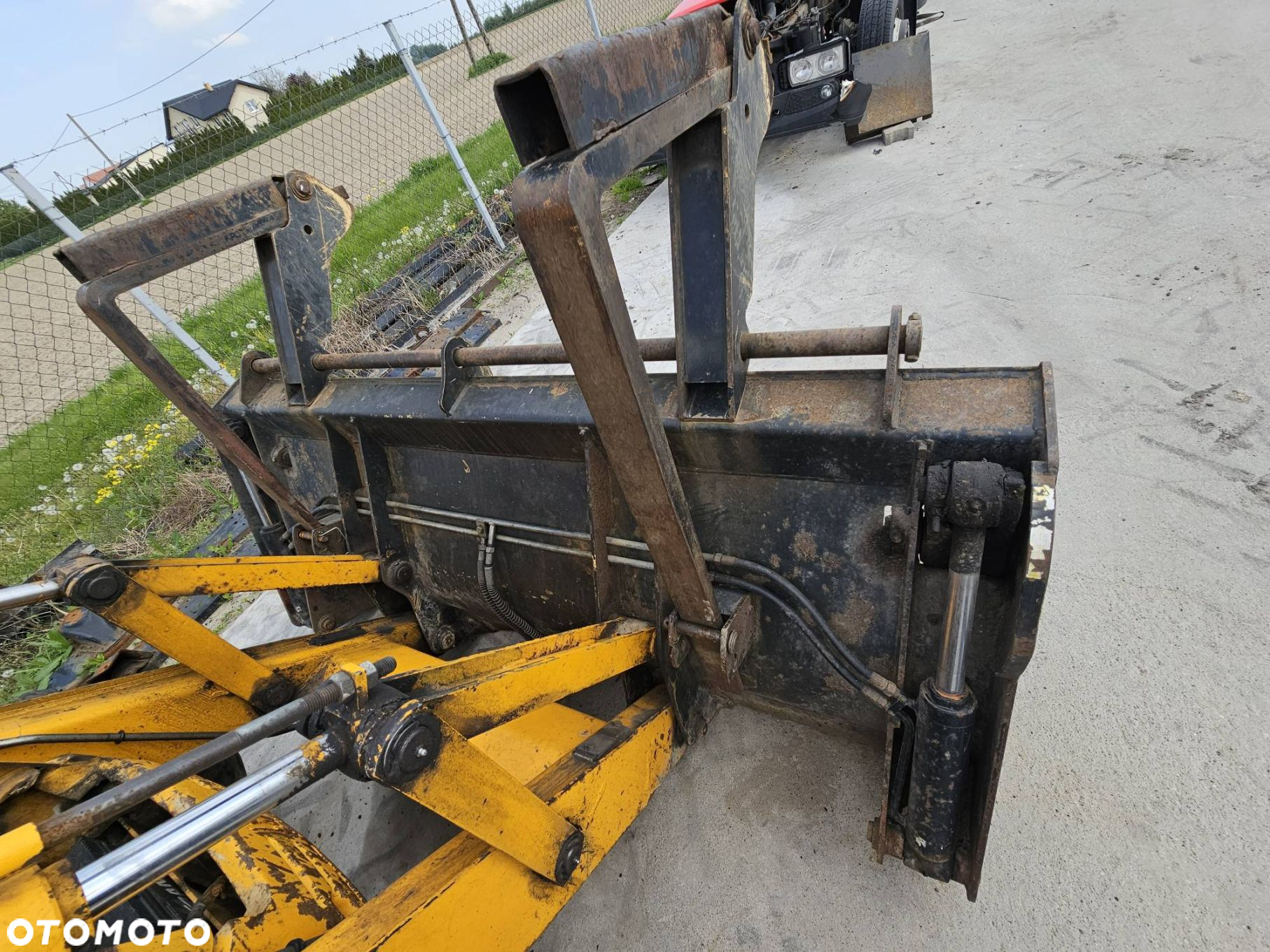 ŁYŻKA ŁADOWARKA JCB 3CX WIDŁY KROKODYL - 6