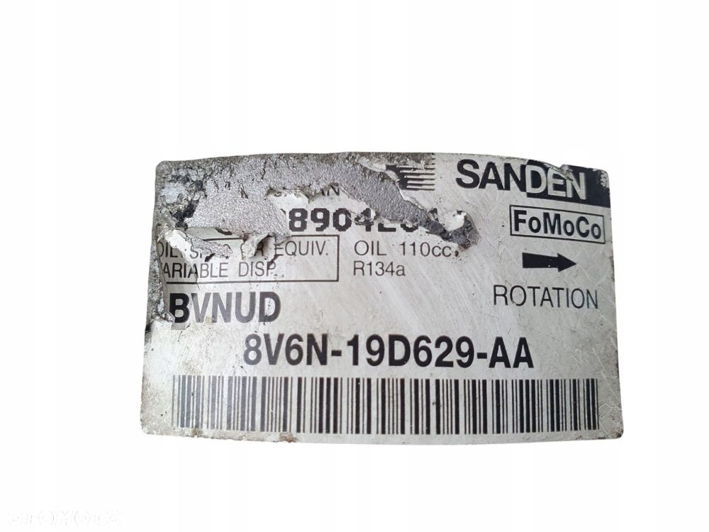 KOMPRESOR SPRĘŻARKI Mazda 3 BL 1.6 D MZR CD 8V6N-19D629-AA BVNUD - 7