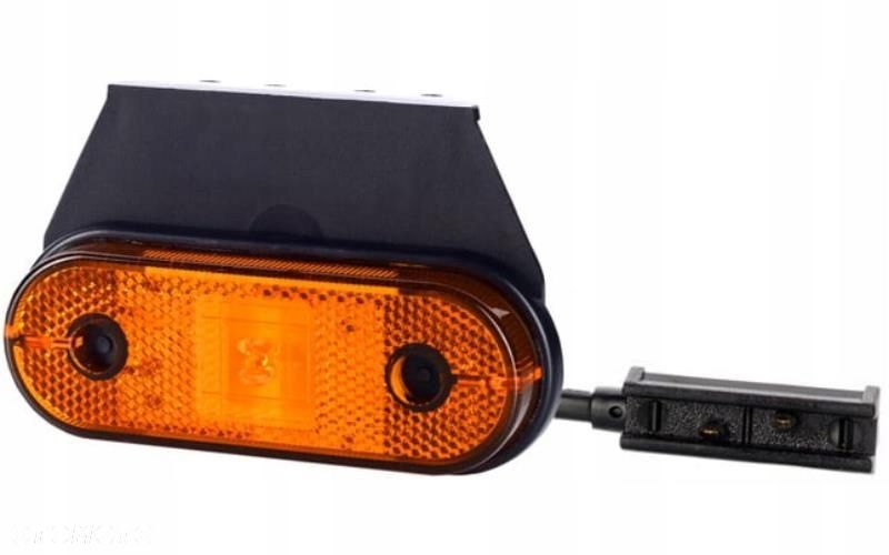 lampa obrysowa led z wspornikiem pomarańczowa - 1