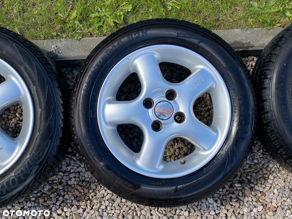 Alufelgi BBS 14 Felgi Aluminiowe VW SKODA AUDI Honda 4x100 6Jx14h2 ET38 - 4