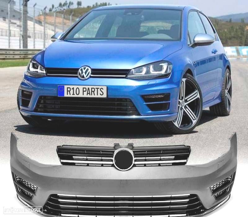 PARA-CHOQUES FRONTAL VOLKSWAGEN VW GOLF 7 12-17 LOOK R - 1