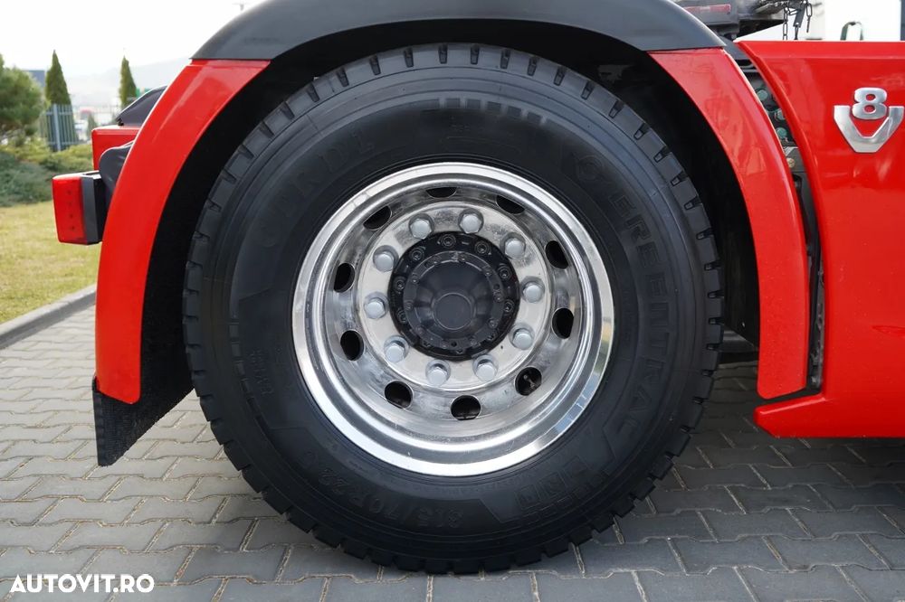 Scania S 580 / V8 / RETARDER / I-PARK COOL / FULL AIRMATIC / JANTE DIN ALIAJ / PIELE / ANVELOPE 100% / - 22