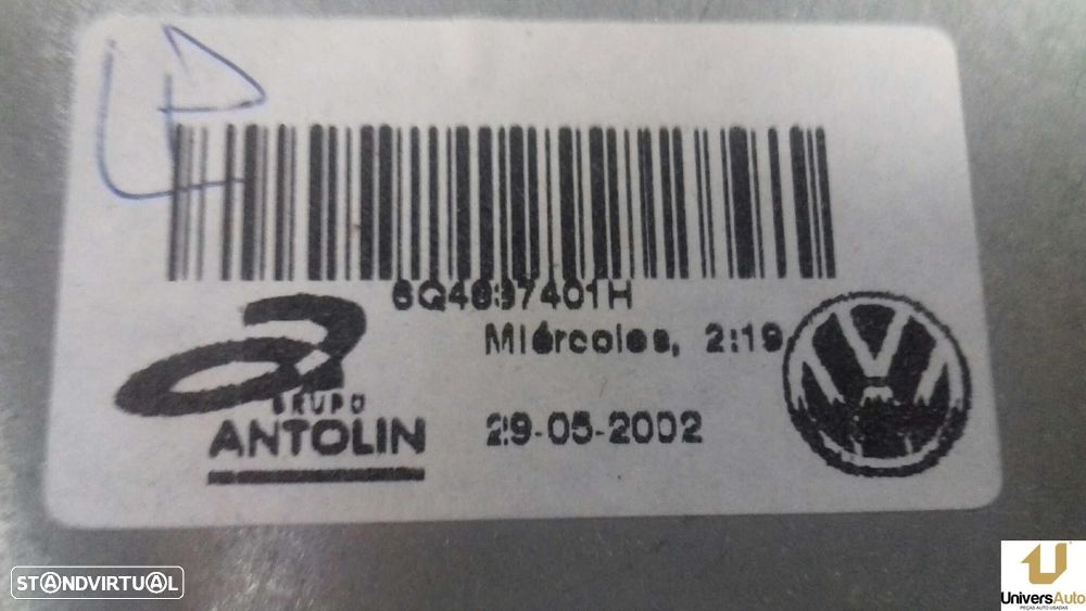 ELEVADOR DE VIDRO FRONTAL ESQUERDO VOLKSWAGEN POLO 2002 -6Q4837755 - 8