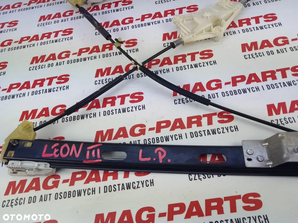 Podnośnik Szyby Przedni Lewy Przód Klamka Seat Leon III Lift 5-Drzwi - 3