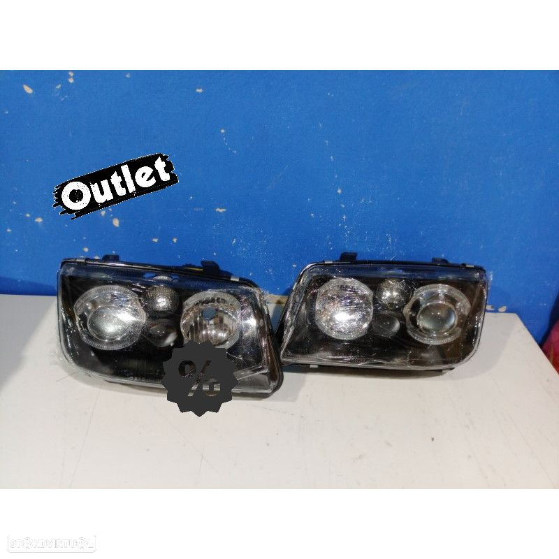 R145389C1 FARÓIS FRONTAIS ANGEL EYES PARA VOLKSWAGEN VW BORA 1J H7 H7 H3 - 5
