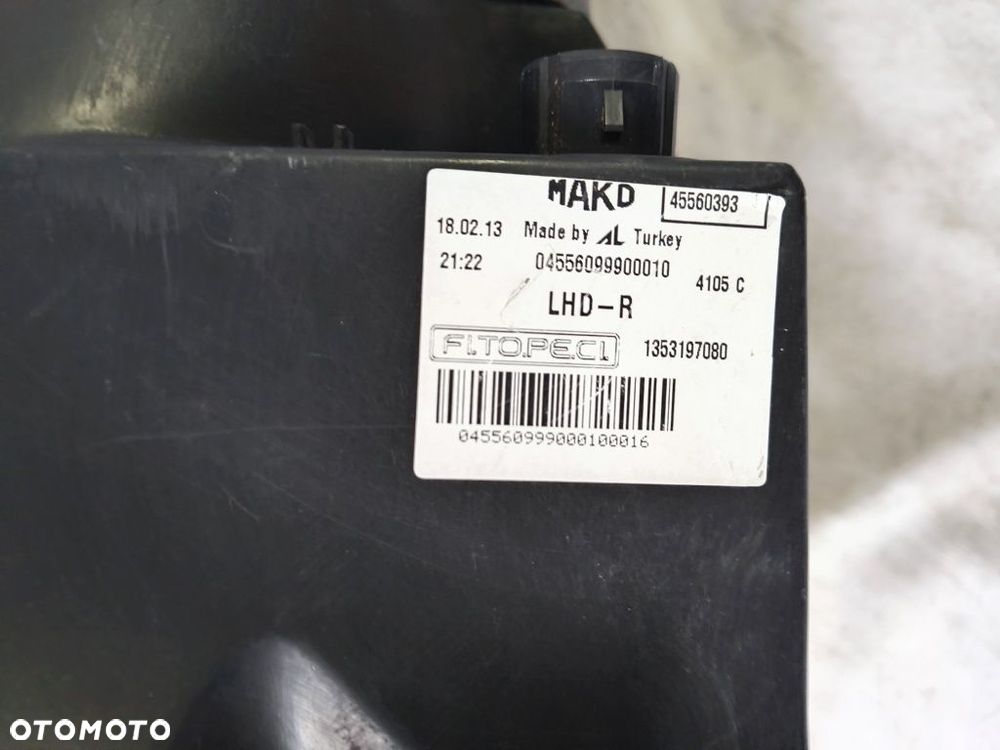 Lampa prawa Fiat Fiorino Bipper Nemo Europa reflektor przedni - 5