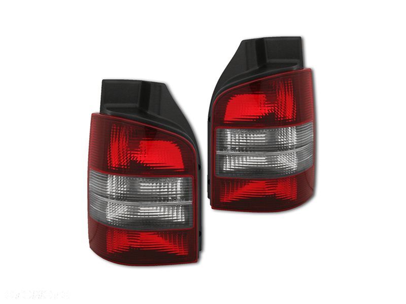 LAMPA TYL KPL VW T5 TRANSPORTER RED SMOKE TUNING - 1