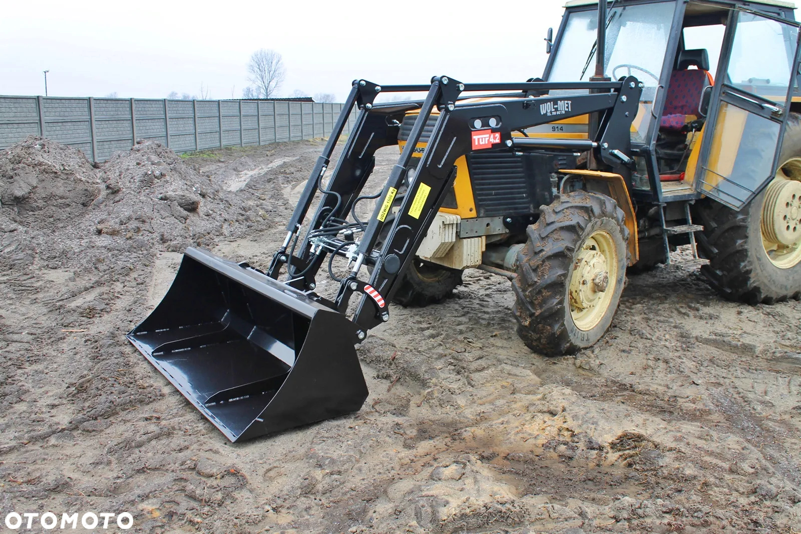 DUŻY TUR 1500kg Ładowacz czołowy TUR John Deere Ursus Zetor MTZ Belarus WOL-MET METAL TECHNIK - 4