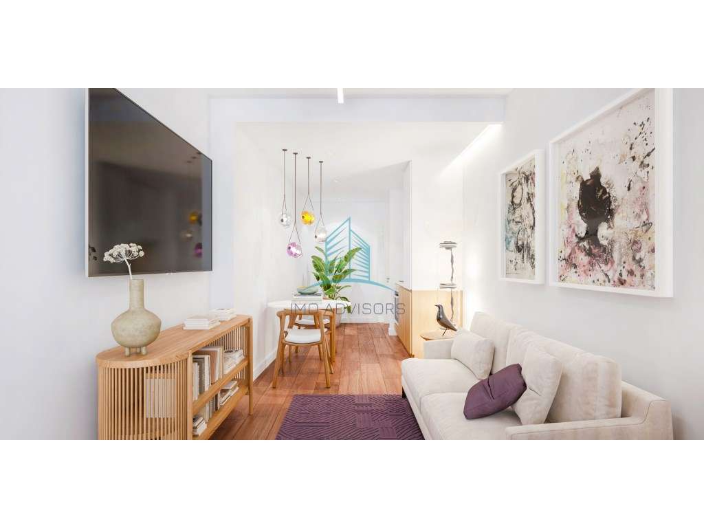 T1 + 1 Com terraço - Grande imagem: 2/10