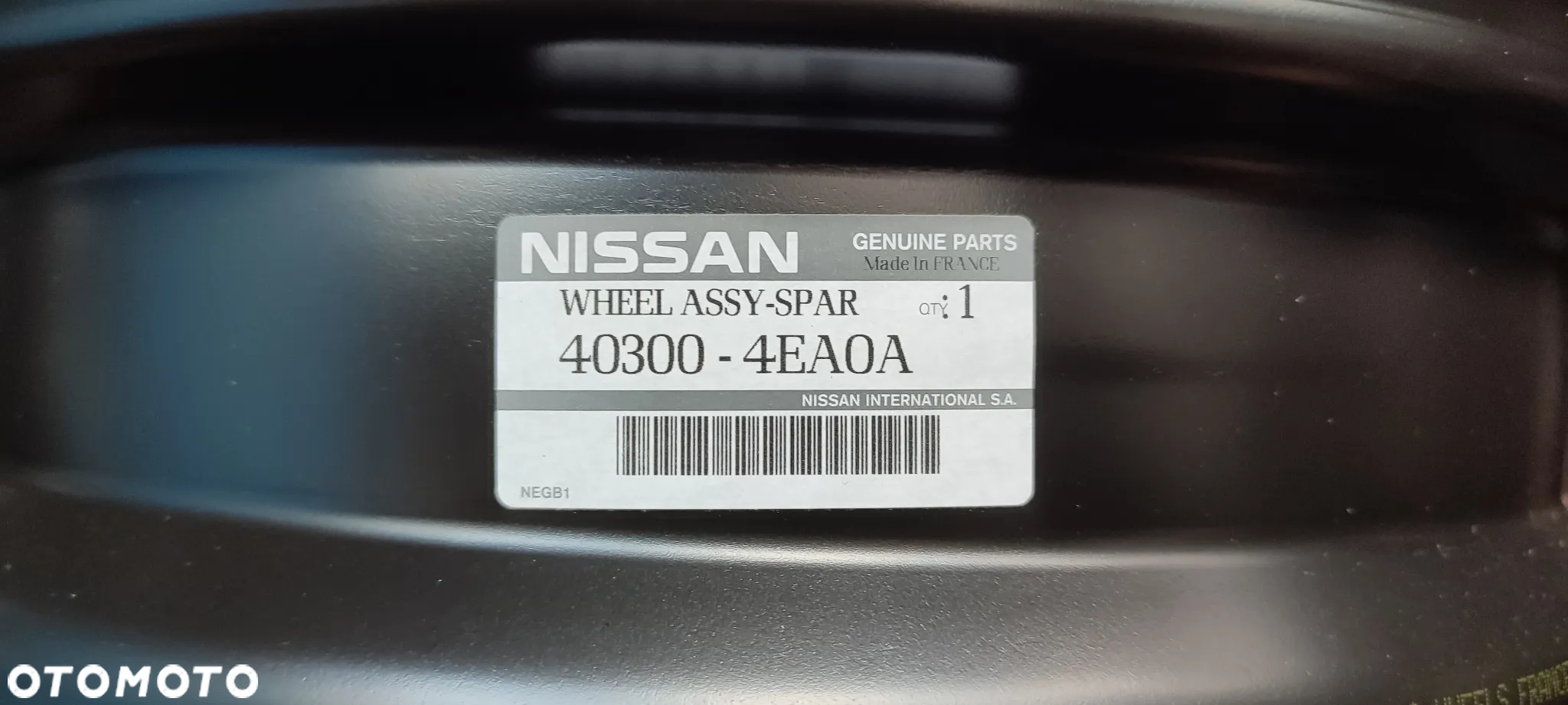 FELGI STALOWE 5x114,3 6,5Jx16'' ET40 NISSAN QASHQAI LEAF JUKE PULSAR KOMPLET - 5