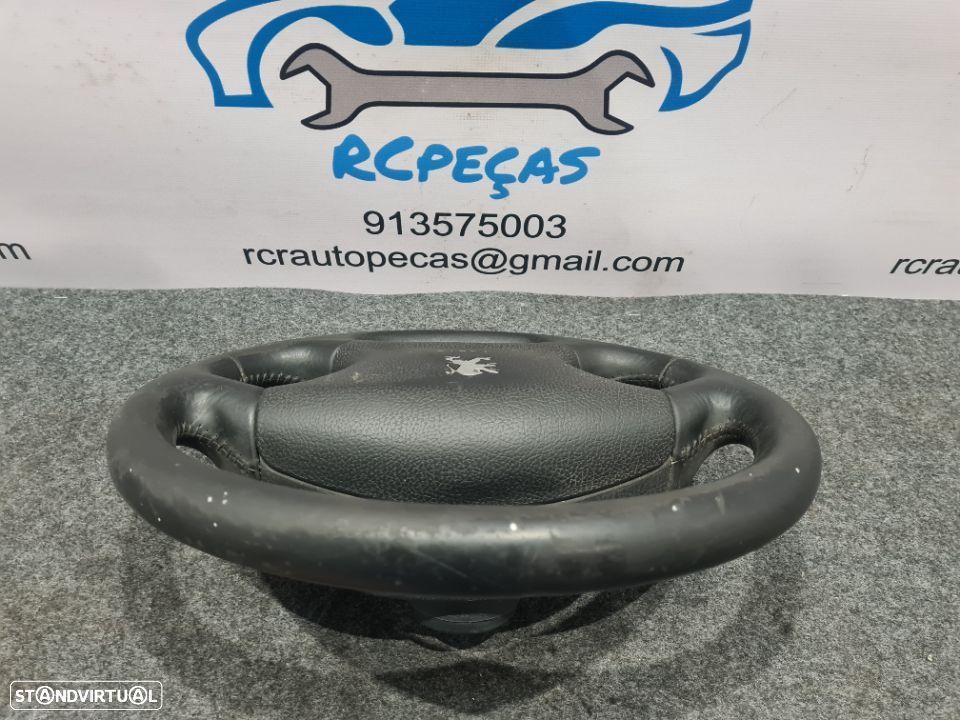 VOLANTE GUIADOR COMPLETO PEUGEOT 407 PELE AIRBAG - 5