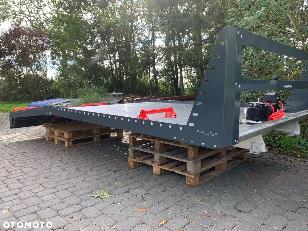 Zabudowa lawety najazd aluminiowy autolaweta pomoc drogowa Renault Master Fiat Mercedes Iveco - 3