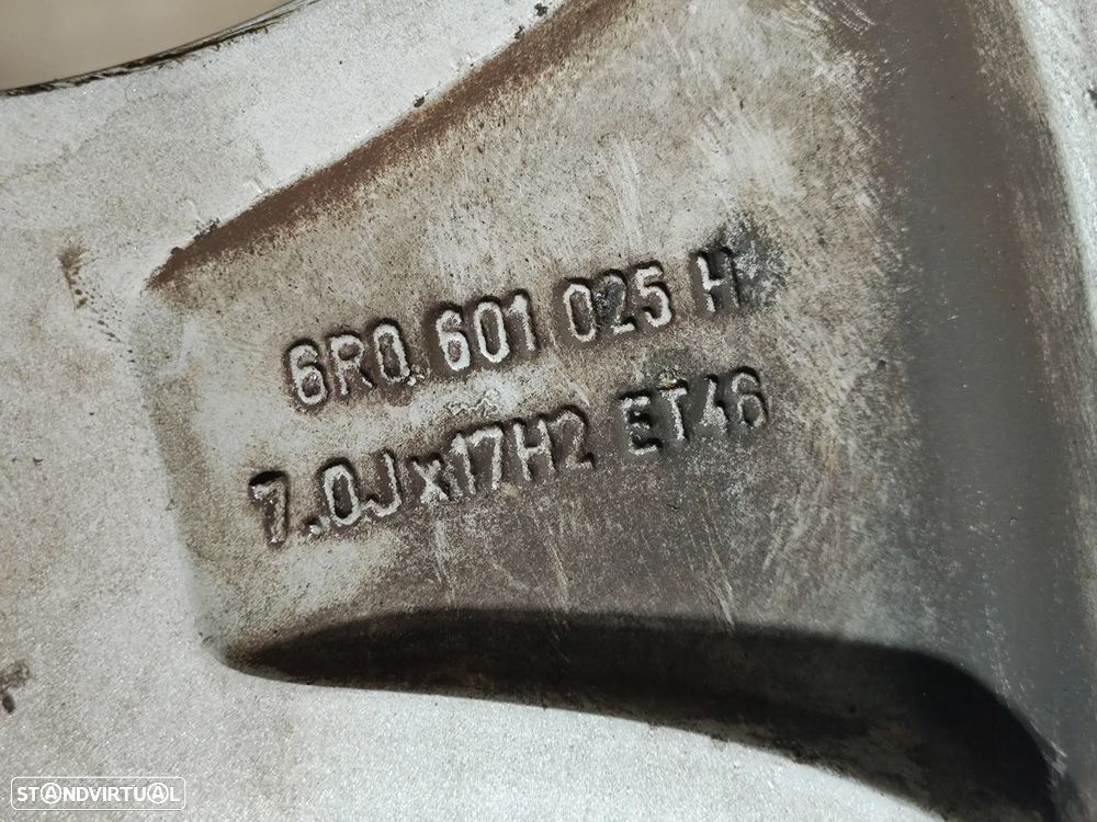 JANTES ORIGINAIS RONAL VW VOLKSWAGEN POLO GTI 5 V MK5 6R 6R1 6C1 17 POLEGADAS 7J ET46 5X100 - 6