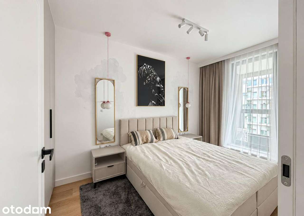 Nowoczesne, 2-pokojowe mieszkanie 42 m² Grzybowska 37, Wola, Warszawa