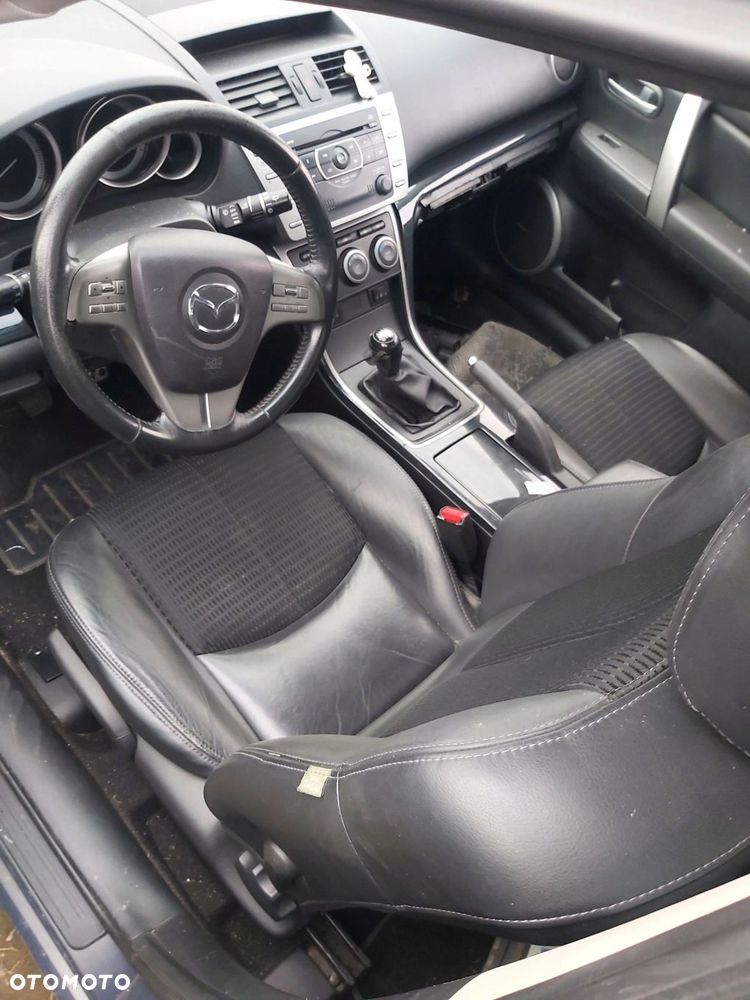 MAZDA 6 II GH Fotel lewy przód skóra - 5