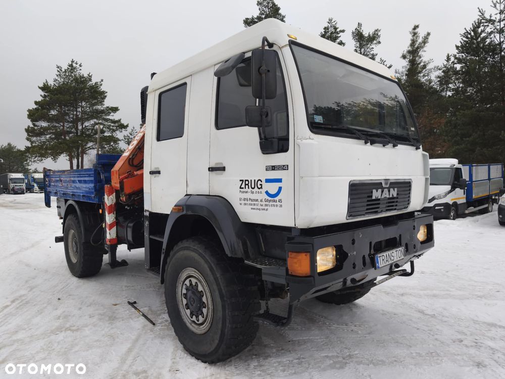 MAN 18-224 4x4 hds Atlas 80.1 7,2m balony do energetyki 7 miejsc - 24