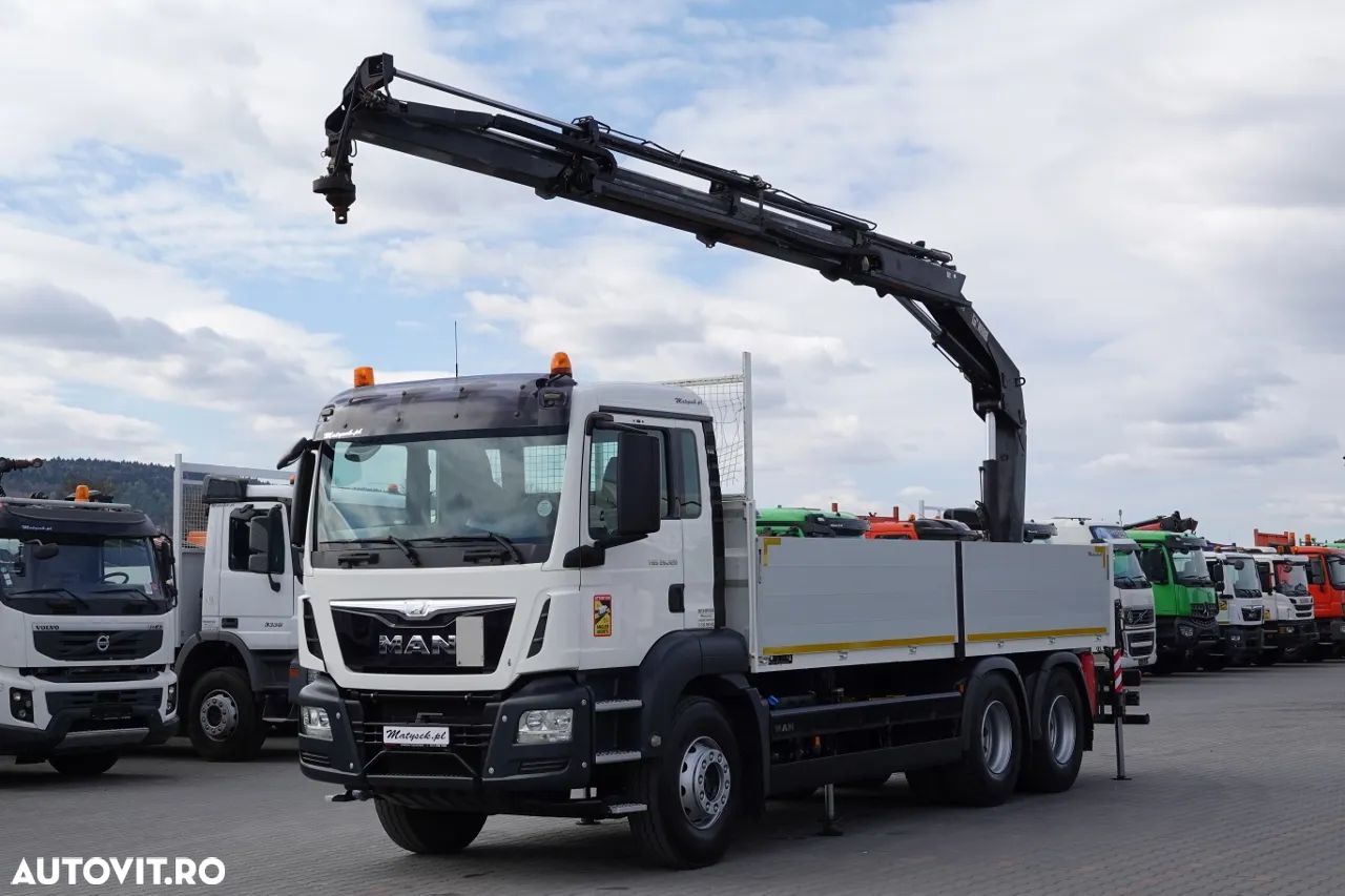 MAN TGS 26.320 / 6X4 / CUTIE 6.5 M + HDS HIAB 188 BS-3 / CAPACITATE MAX: 5000 KG / RADIO CONTROL / ROTATOR / EURO 6 - 1