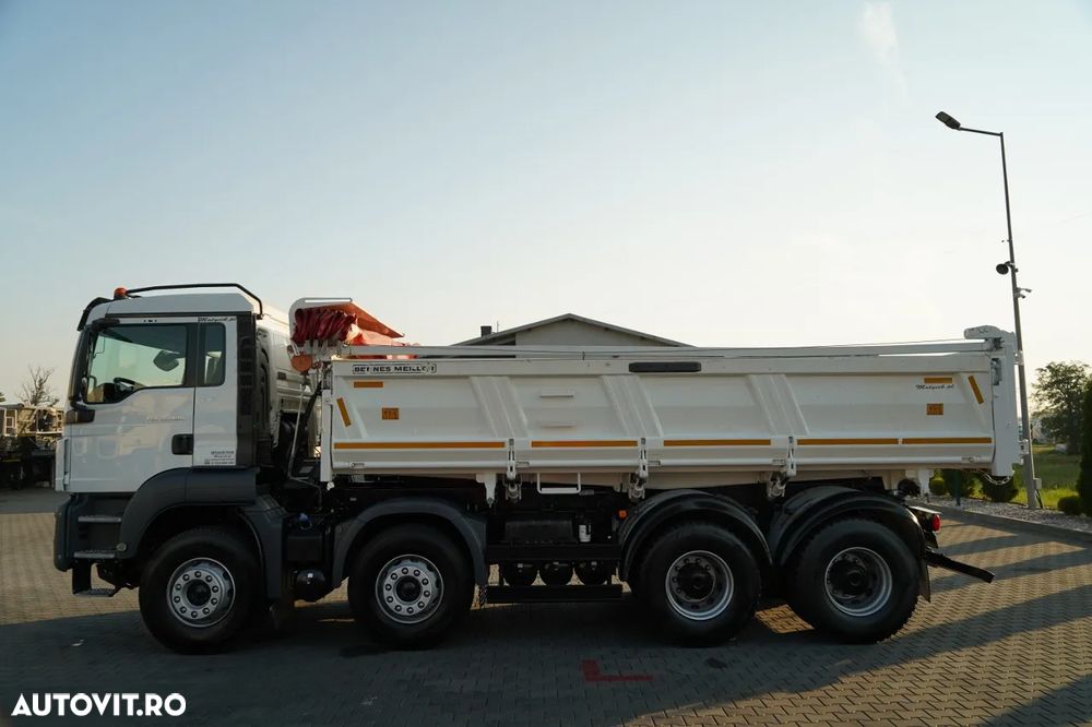 MAN TGS 35.420 / 8X4 / BASCULATOR 2 LATURĂ / HIDRAULIC / BORDMATIC / AUTOMAT - 14
