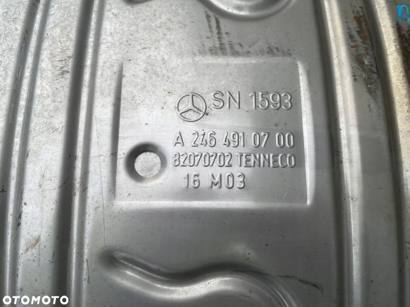 TŁUMIK WYDECH MERCEDES CLA B W 246 SN 1593 A 2464910700 - 2