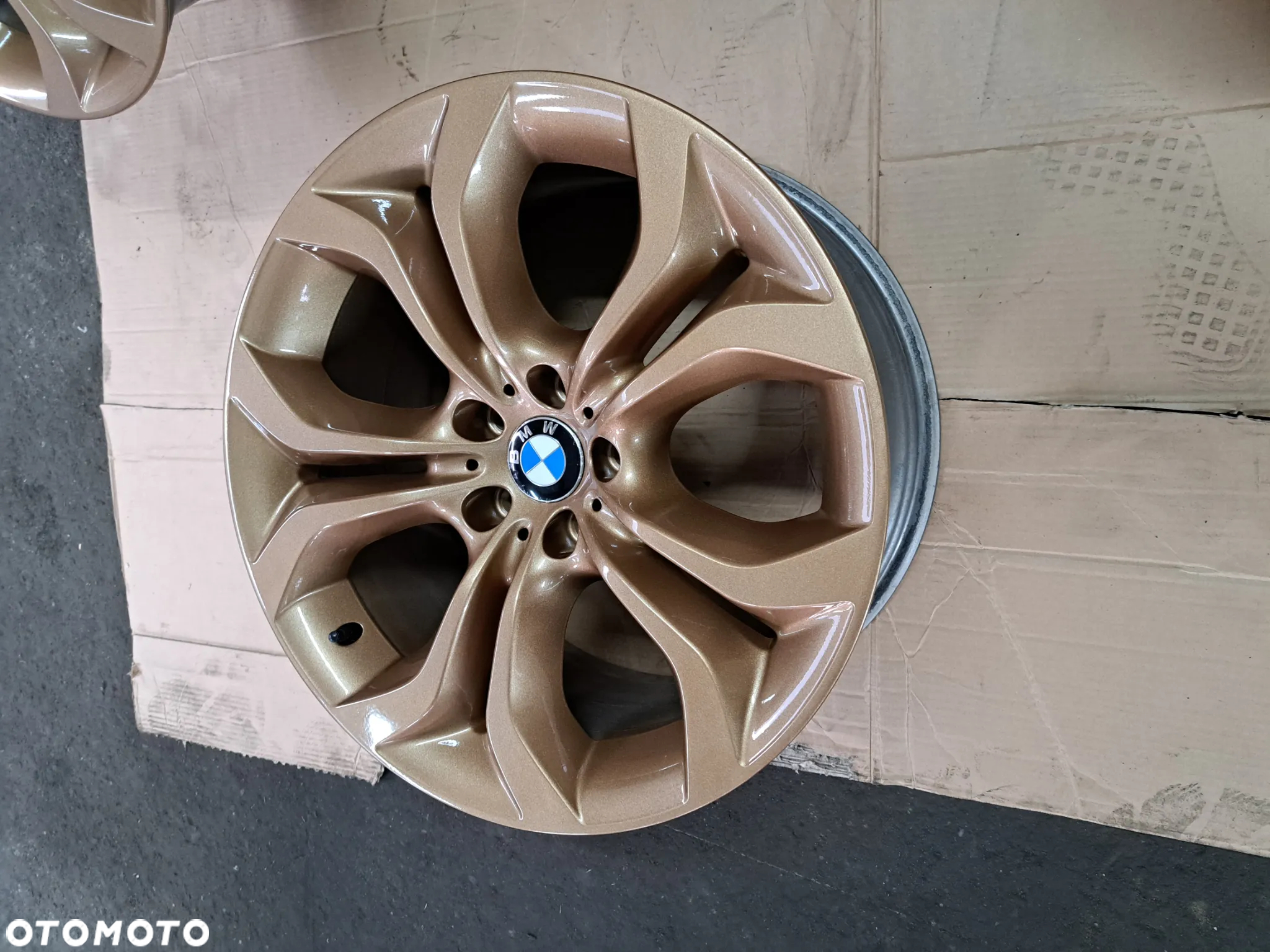Alufelgi BMW x5 x6 e70 e71 20 cali dwie szerokości platynowy brąz - 6