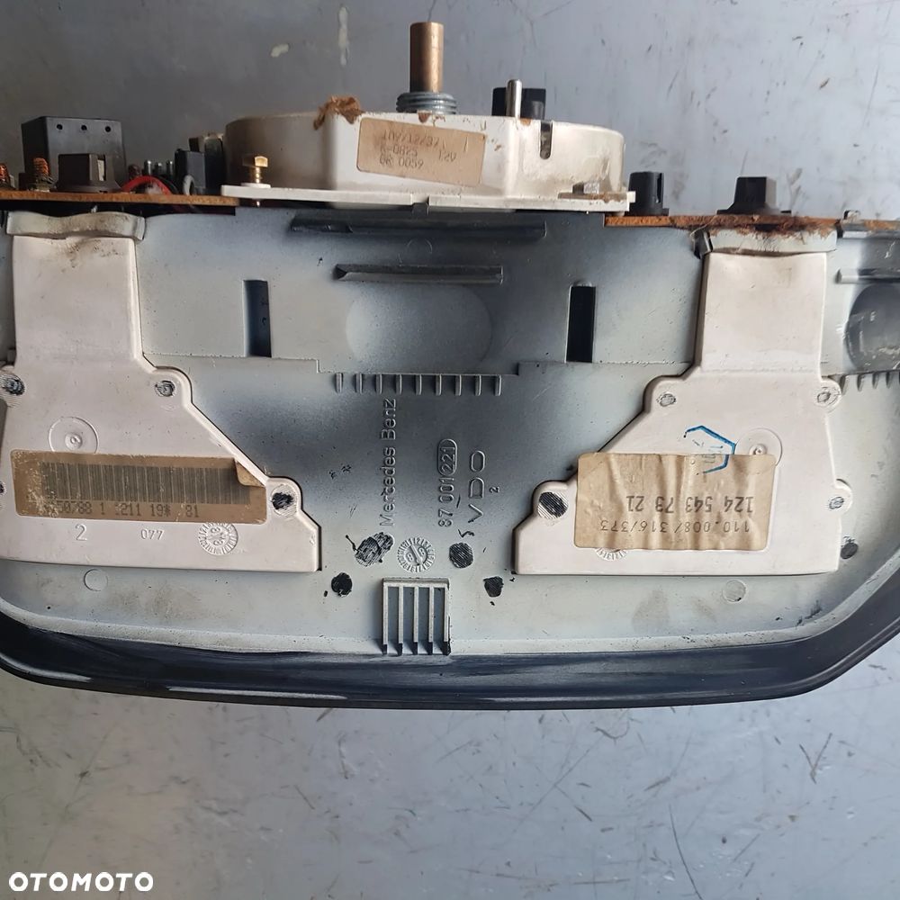 licznik obrotomierz zegary mercedes benz w124 124 oryginał benzyna  1245427469 diesel 1245427006 - 26